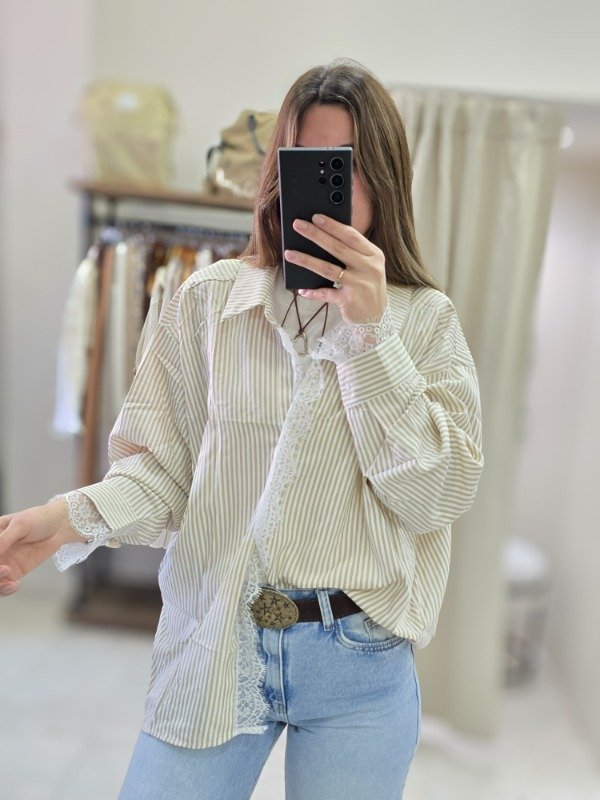 Producto - Camisa ELENA beige - 1