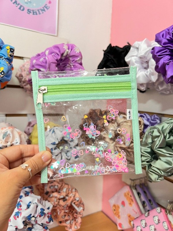 Producto - MINI ORGANIZADOR VERDE AGUA CORAZON