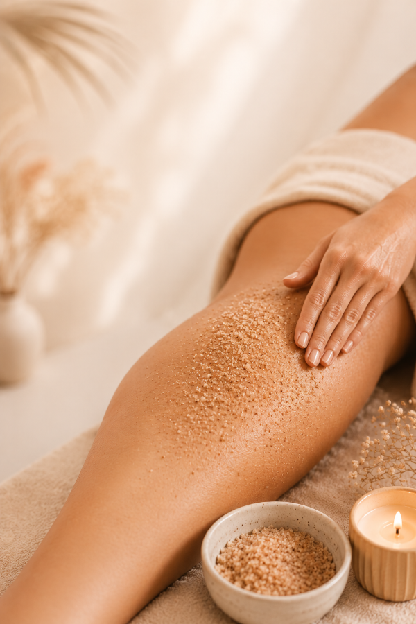 Producto - 4 sesiones de exfoliación corporal + 1 producto exclusivo de regalo