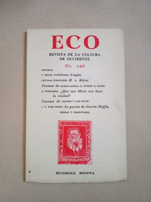 Producto - Eco #145 - Valderrama Kleist García Maffla - Mayo 1972