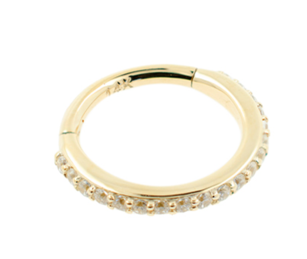 Producto - Clicker oro 14k con zirconias