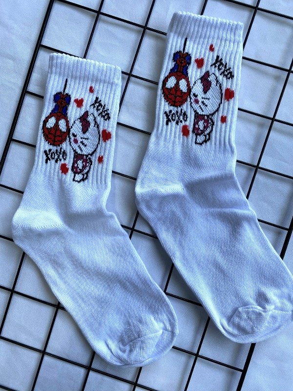 Producto - Medias 3/4, kitty y spider