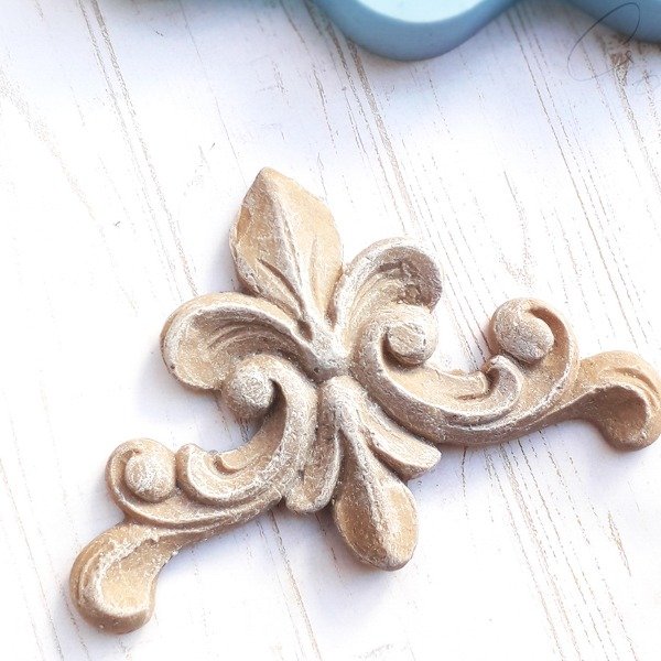 Producto - Molde de silicona flexible - Flor de Lis