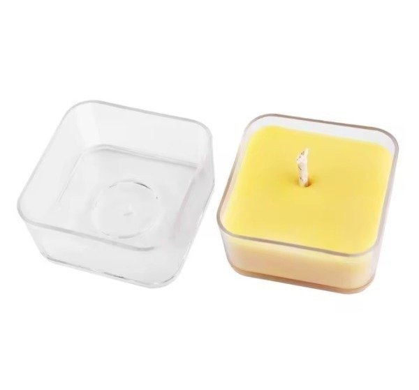 Producto - Base acrilica para vela de té CUADRADA