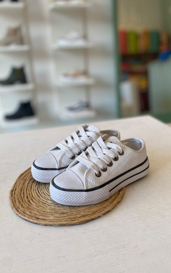 Producto - Converse Ecocuero de niño - Blanco