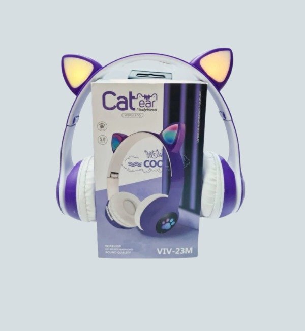 Producto - AURICULAR BT VINCHA OREJAS GATITO