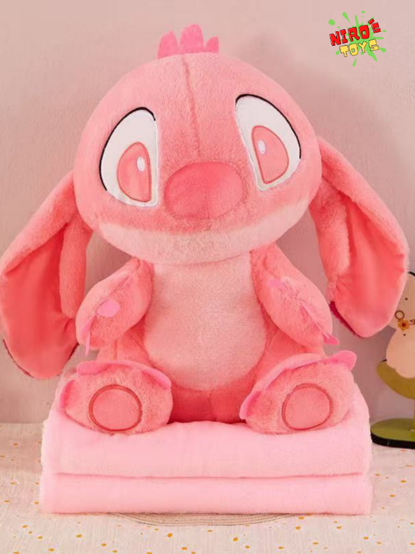 Producto - Stitch + Manta (45CM) Mod. 3 - Peluche Stitch - Nirostoys