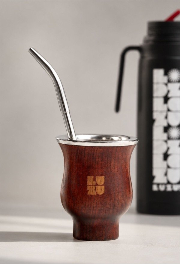 Producto - MATE DE ALGARROBO ENCERADO LUZU  BY MATEANDO