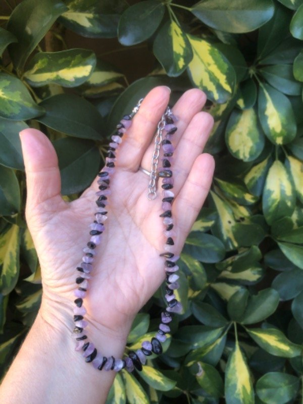 Producto - Choker amatista con turmalina