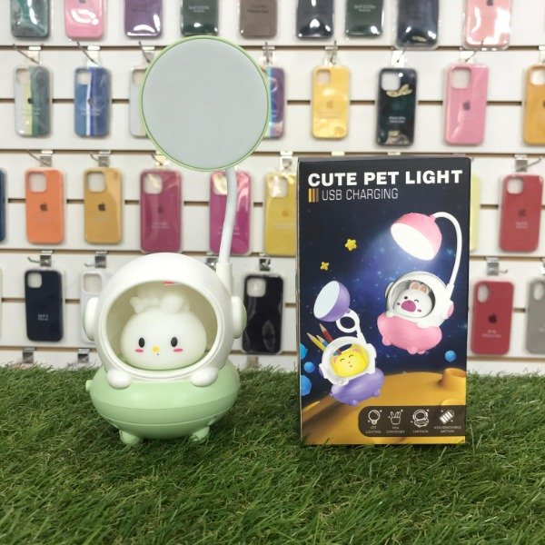 Producto - Lámpara Infantil Conejo Astronauta con Lapicero Verde