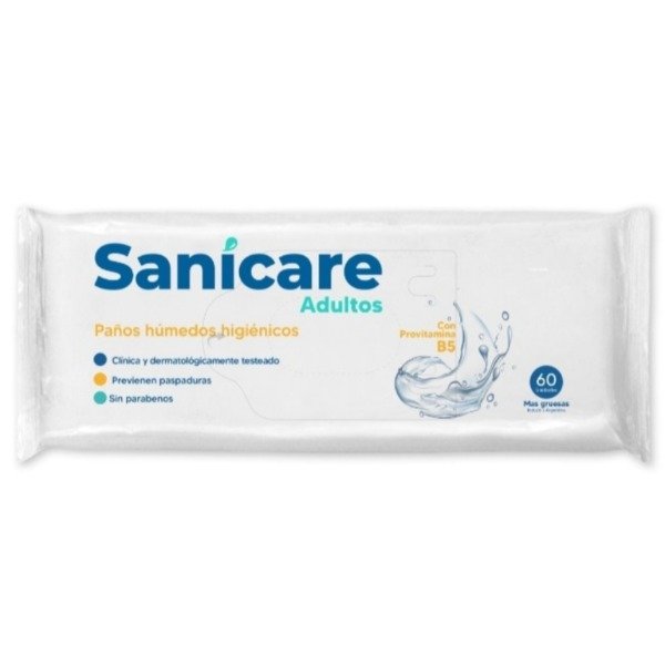 Producto - Toallitas Húmedas Sanicare Adultos 60u