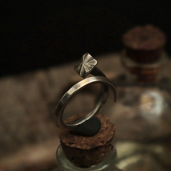 Producto - Anillo Clavo Cuadrado