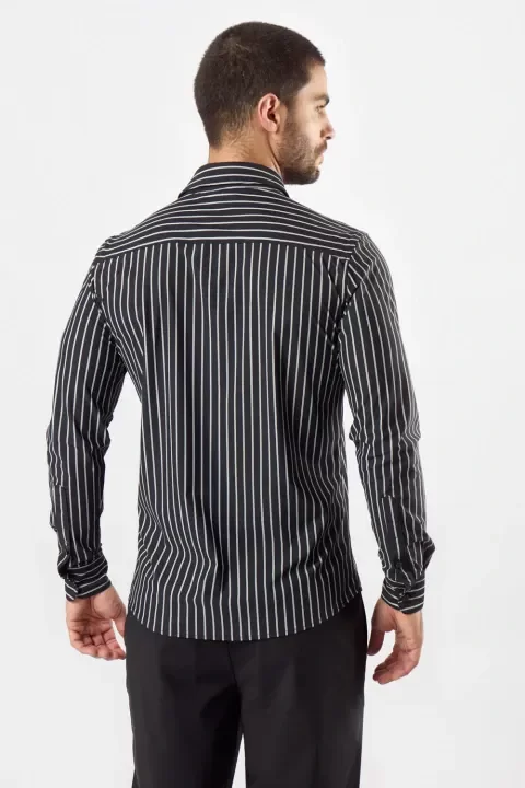 Producto - Camisa Ml Auro Negro Tascani - 1