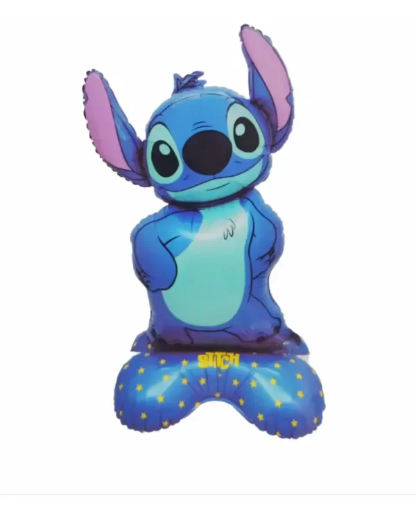 Producto - Globo Metalizado Stitch con Base