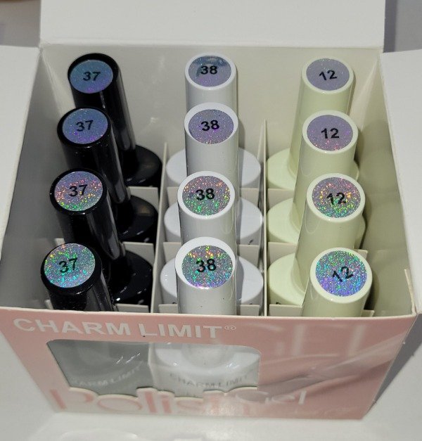 Producto - Esmalte charm limit blanco/negro/via lactea