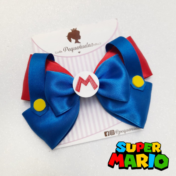 Producto - Maxi Moño Mario Bros 12 cm