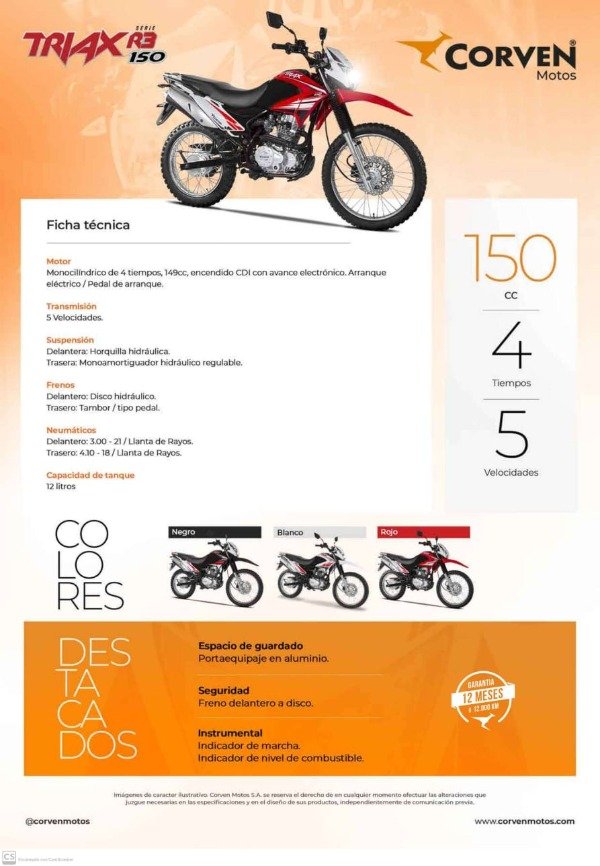 Producto - TRIAX 150 R3