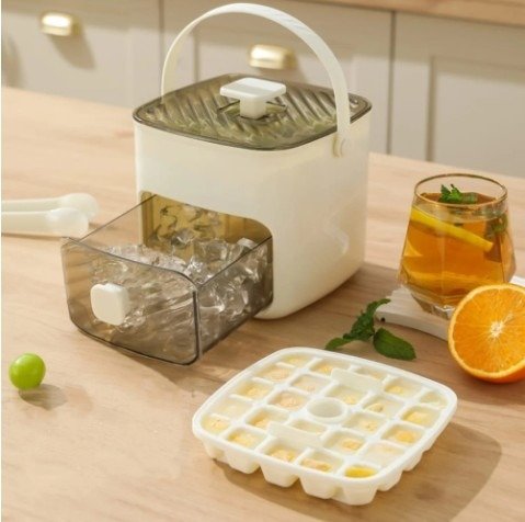 Producto - Cubetera Con Contenedor Hielera Con Pinza