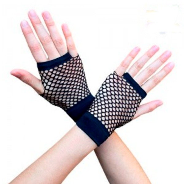 Producto - Guantes de red cortos color negro