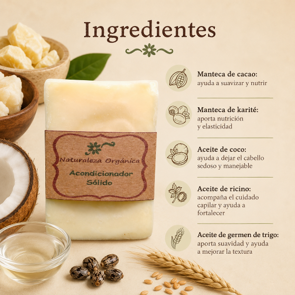 Producto - Acondicionador Sólido - Nutrición y Vitalidad para tu Cabello - 2