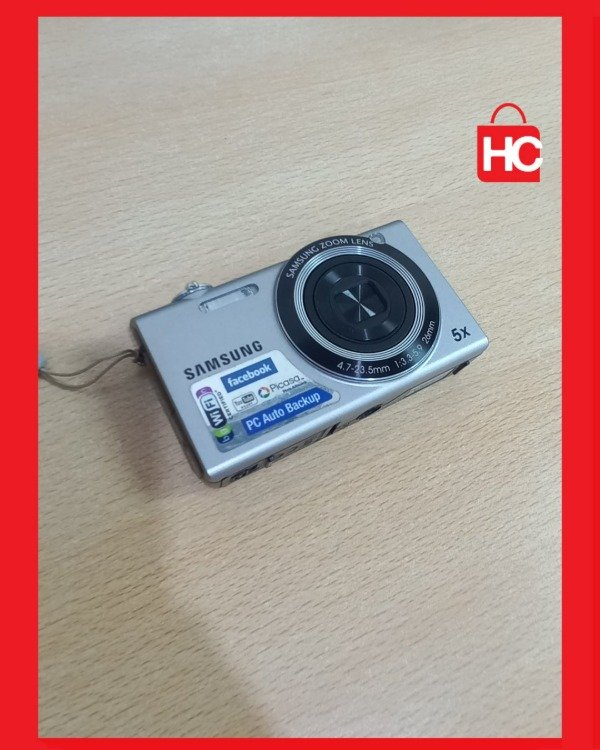 Producto - Cámara digital compacta Samsung SH100 con Wi-Fi - Completa con caja y funda - 4