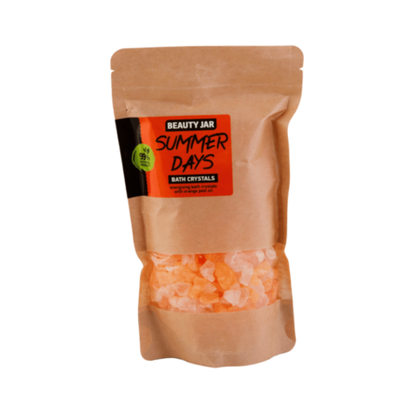 Producto - DÍAS DE VERANO Cristales de baño energizantes Con aceite de cáscara de naranja