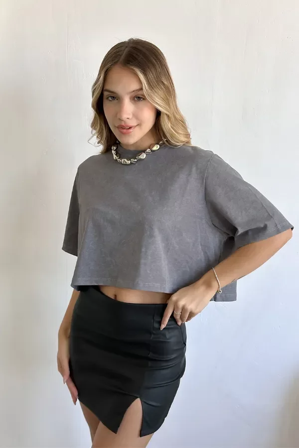 Producto - Remera crop top Washed