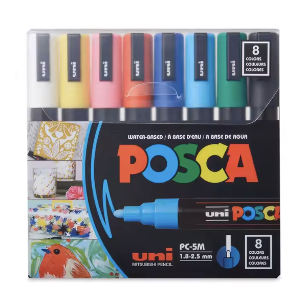 Producto - Marcadores Acrílicos POSCA (Japón) -Tamaño PC-5M
