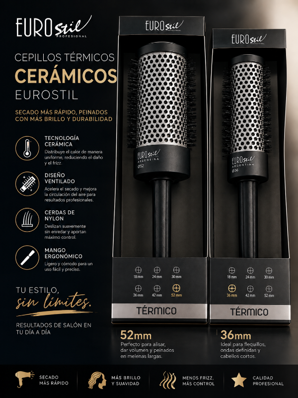 Producto - Eurostil cepillo térmico cerámico