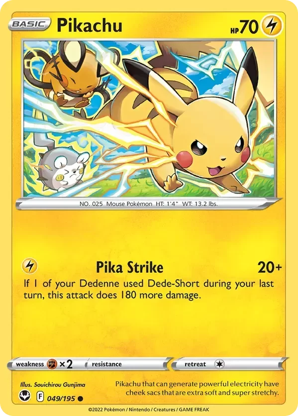 Producto - Pikachu 049/195 - Silver Tempest