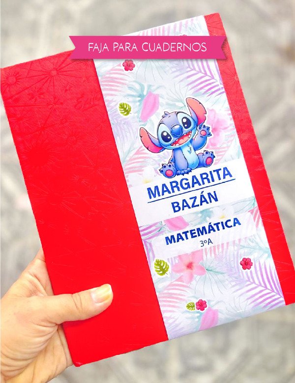 Producto - FRANJAS PARA CUADERNOS