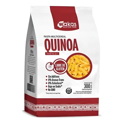 Producto - Fideos Penne Rigati Quinoa SIN GLUTEN 300gr Wakas