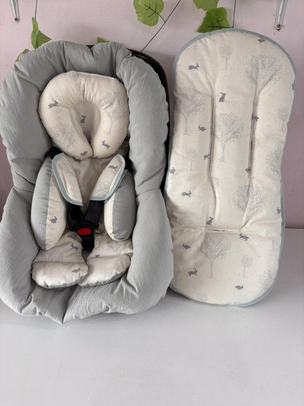 Producto - Set de paseo Conejitos gris DISPONIBLE