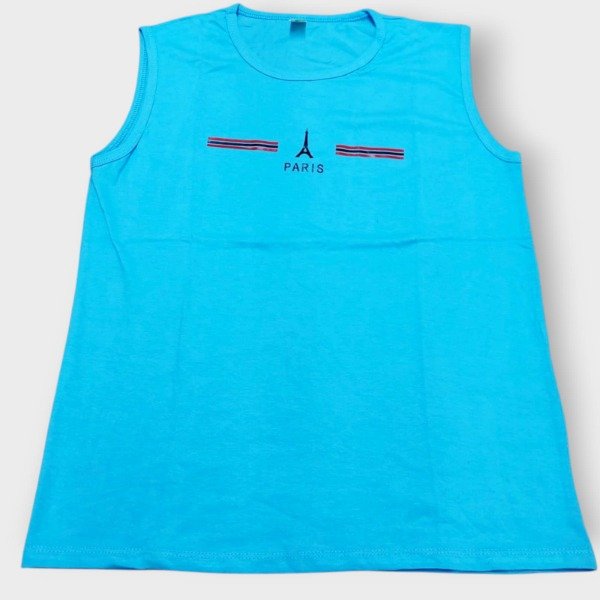 Producto - Musculosa de Hombre Paris celeste T5