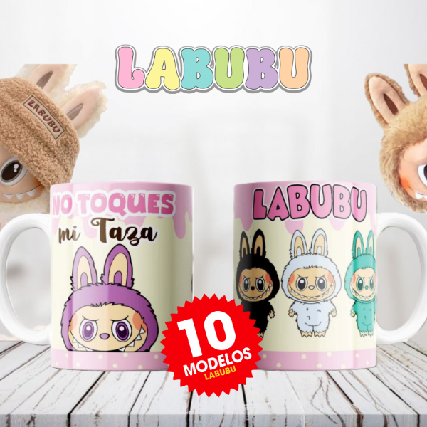 Producto - Plantilla Tazas Labubu Diseños para sublimar #t537