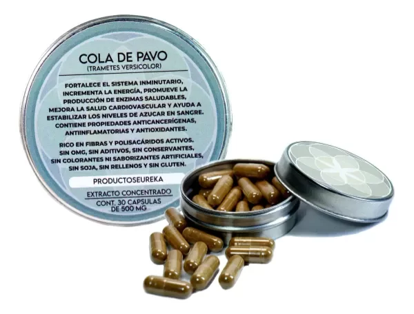 Producto - Cola De Pavo - Extracto Concentrado - x30 Cápsulas 500mg
