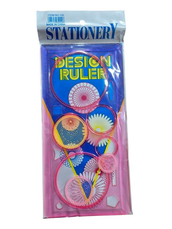 Producto - Regla Espirógrafo Para Niños Niñas Círculos Mandalas Varios Colores al Azar
