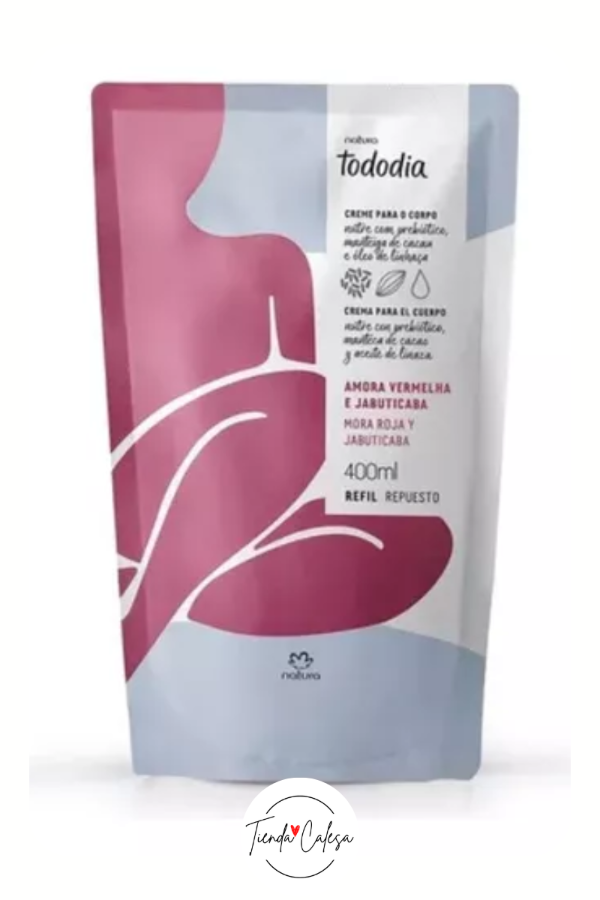 Producto - Tododía - Crema corporal - Mora roja y jabuticaba (repuesto)