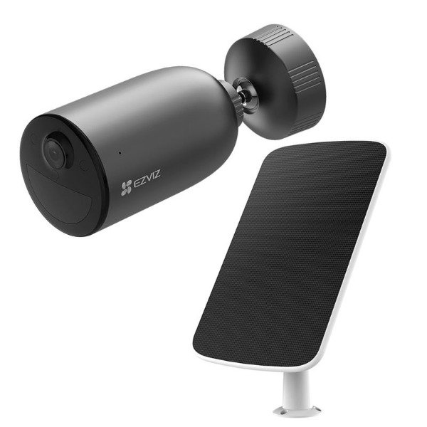 Producto - KIT de Camara bullet exterior EB3 EZVIZ 4G 3MP + Panel Solar CS-EB3/SP-R200