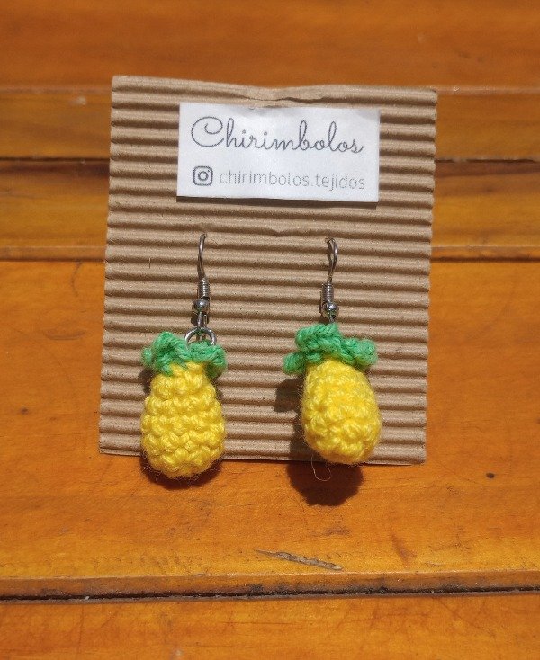 Producto - Aros tejidos Ananá