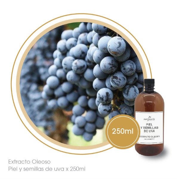 Producto - Extracto oleoso de piel y semillas de uva x 250 ml