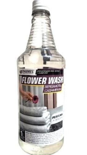 Producto - Aromatizador Textil y Ambientador Flower Wash 1 L - Bergamota y Cashmeran