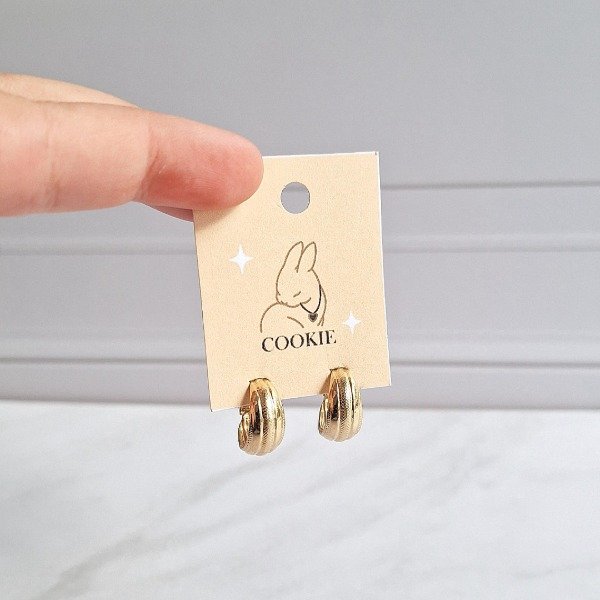 Producto - Aritos clip golden