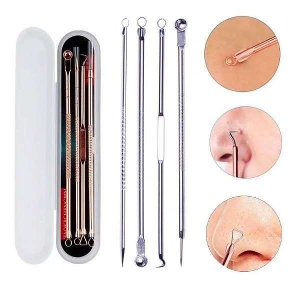 Producto - Set X4 Herramientas Saca Comedones Removedor Puntos Negros