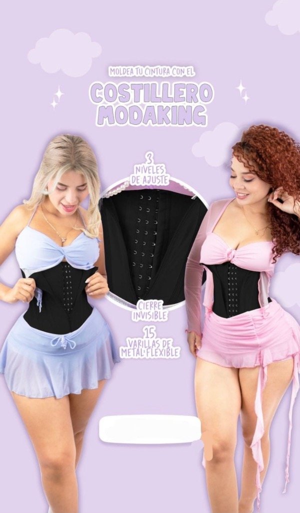 Producto - Faja Moda King Costillero 15 varillas - 0