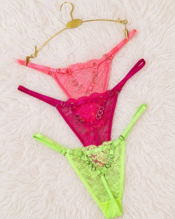 Producto - LESS HILO CORAZONES FLUO UNIDAD