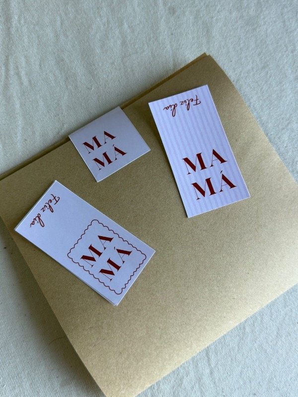 Producto - PDF + Editable Tarjetas - Stickers Día de la Madre - 5