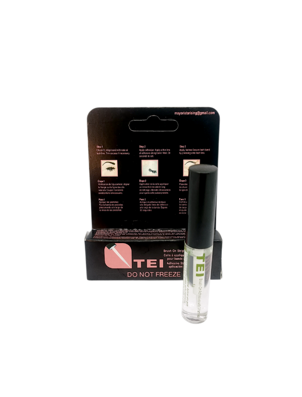 Producto - Pegamento para pestañas Tei transparente con pincel