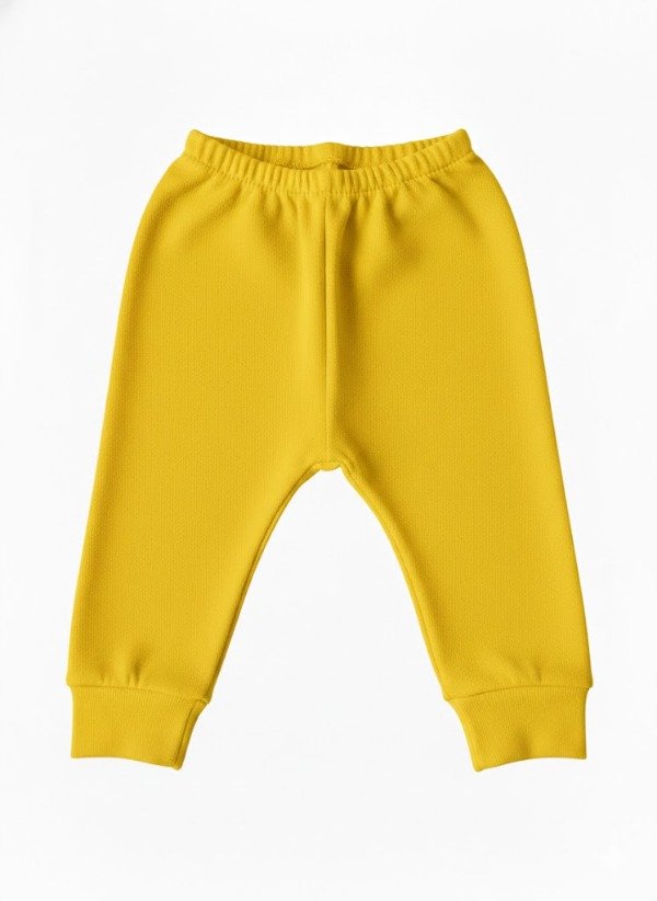 Producto - Pantalón básico algodón Amarillo