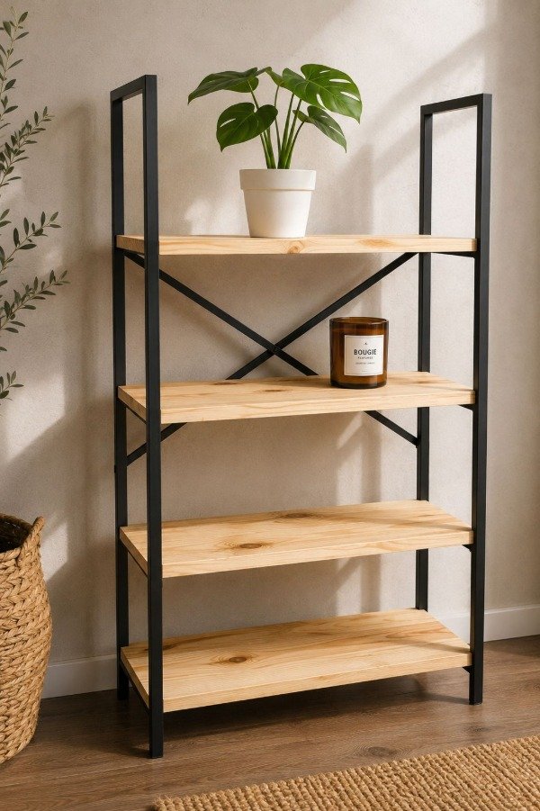 Producto - BIBLIOTECA ESTANTERIA 60